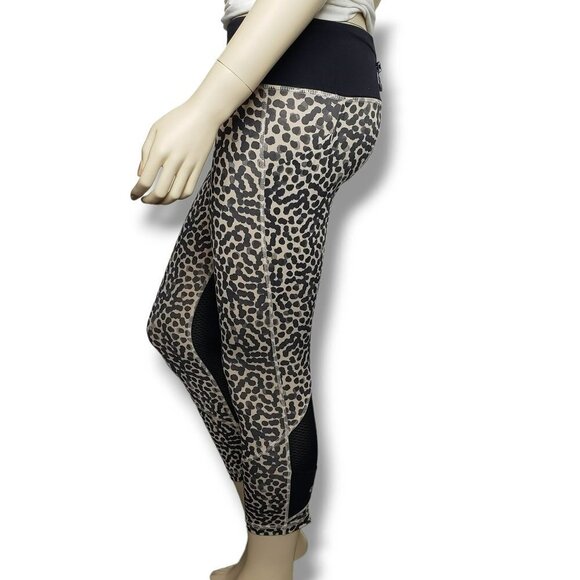 Lululemon Pace Rival Crop Full On Luxtreme Leggings Womens 4 Ace Spot Grain Blac - Picture 7 of 11